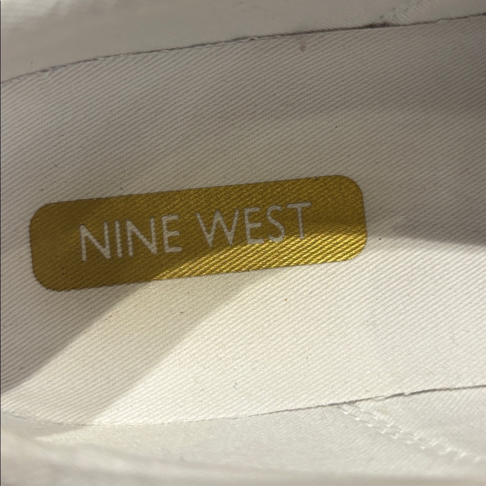 Nine West White Quilted Slip-On Sneakers - Picture 3 of 7
